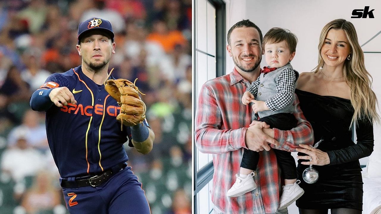 In Photos: Alex Bregman's Wife Reagan Turns Heads In Baby Pink Dress 