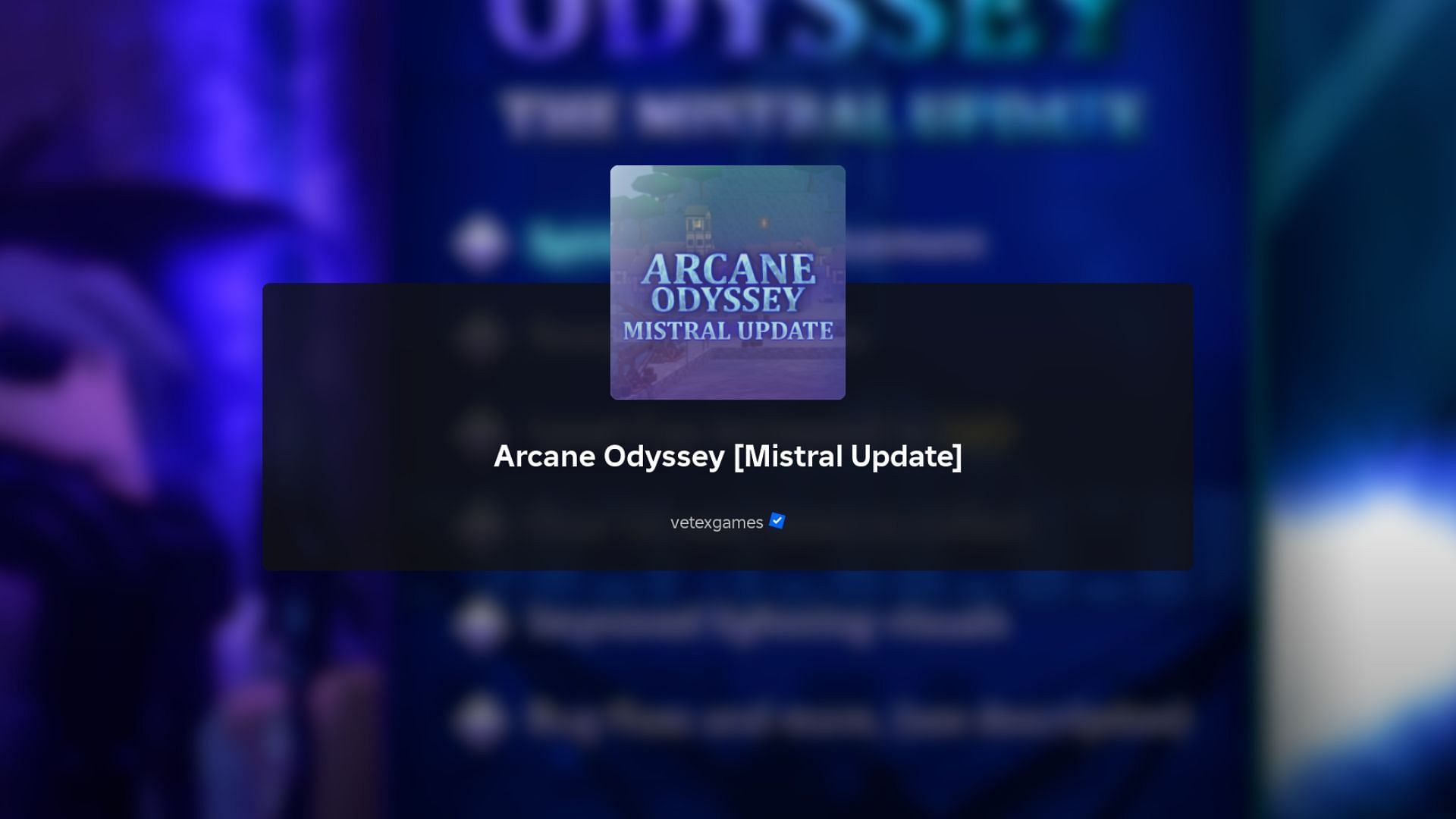 Arcane Odyssey offers an MMORPG-type experience (Image via Roblox)