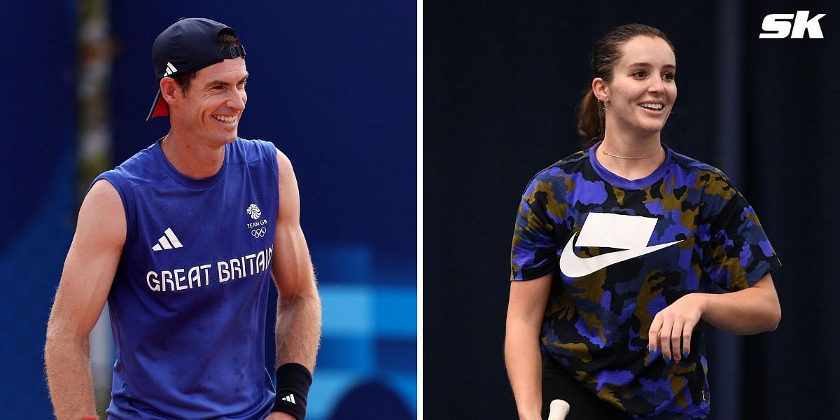 Andy Murray and Laura Robson (Source: Getty)