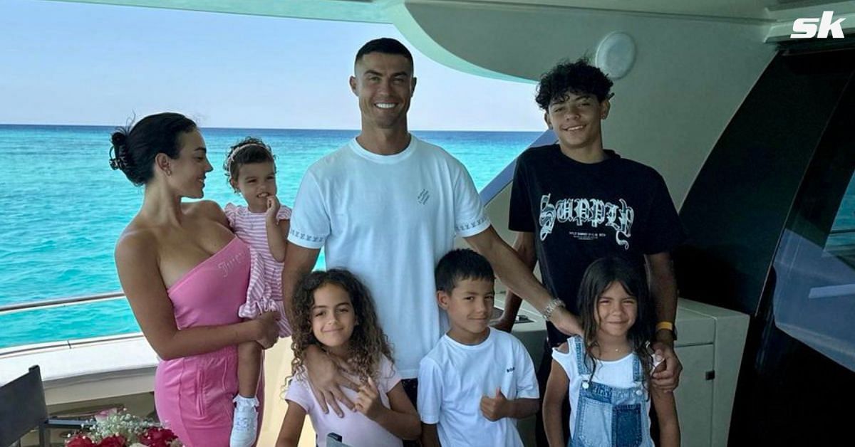 Cristiano Ronaldo and his family