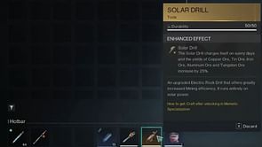 How to get the Solar Auto Drill in Once Human