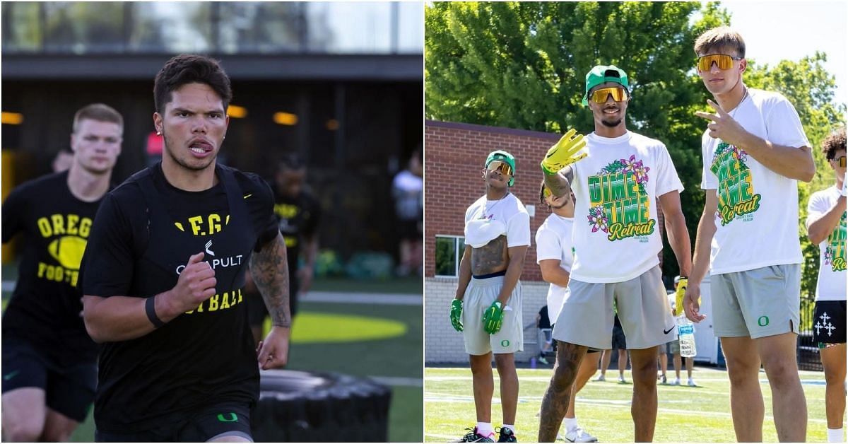 WATCH: Oregon QB Dillon Gabriel Hosts Fun Dime Time Retreat With Ducks ...