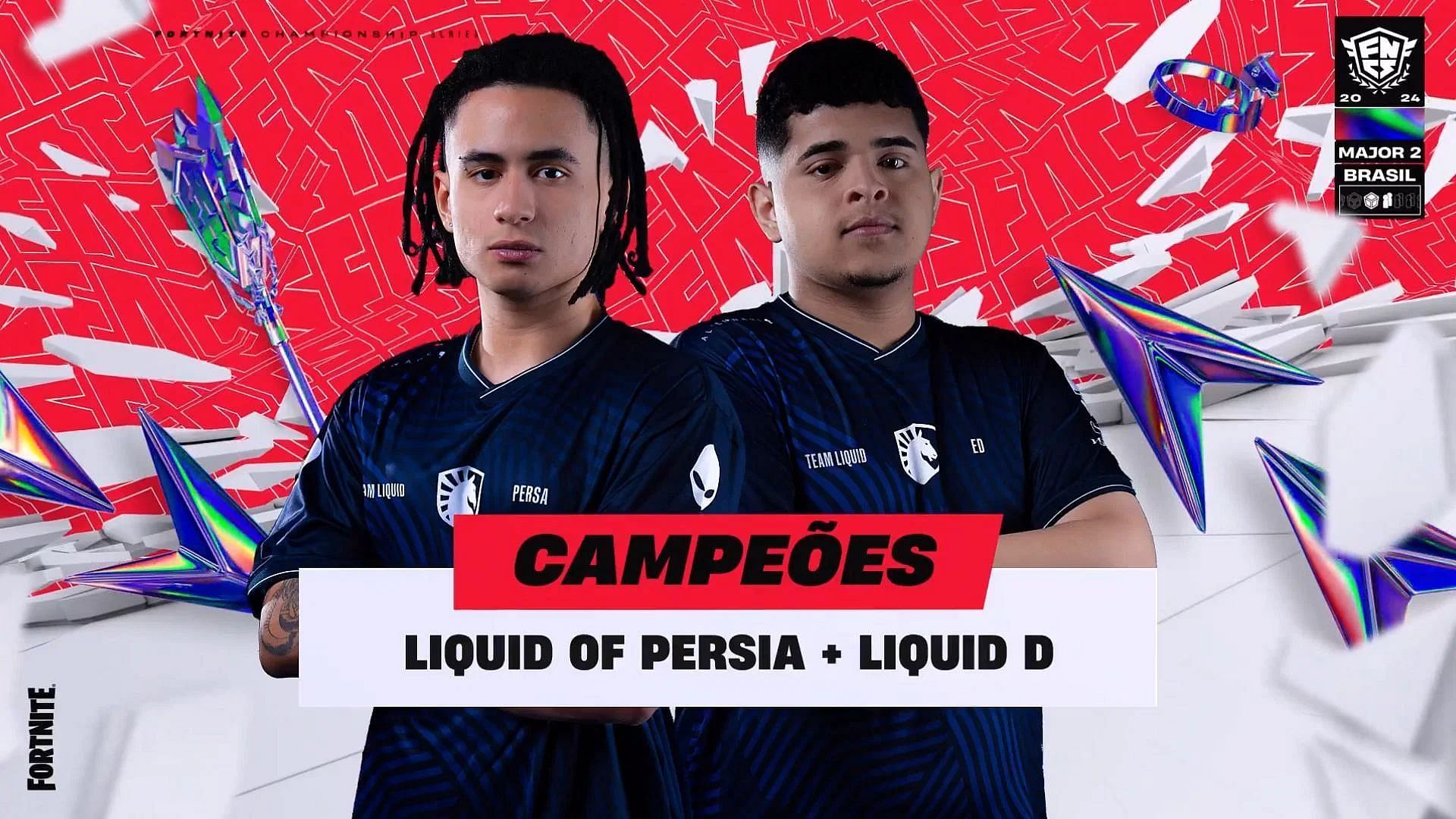 EdRoadToGlory (Right) (Image via X || @FNCompetitiveBR)