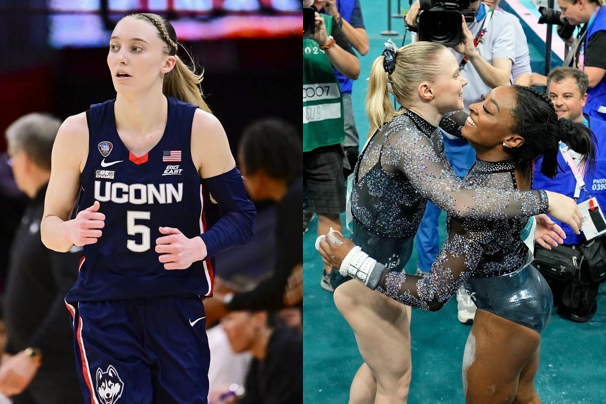 UConn star Paige Bueckers celebrates Team USA as Simone Biles and co. bag gold medal in 2024 Paris Olympics (Image Credits - IMAGN)