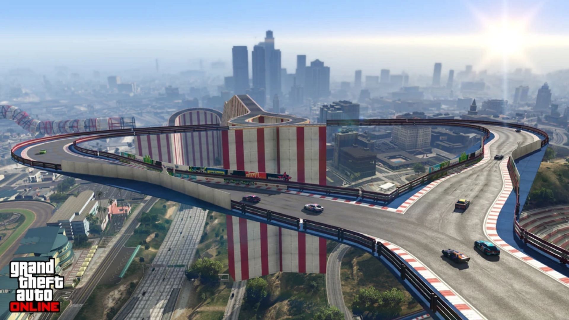 An overview of the Grand Theft Auto 5 Online map (Image via Rockstar Games)