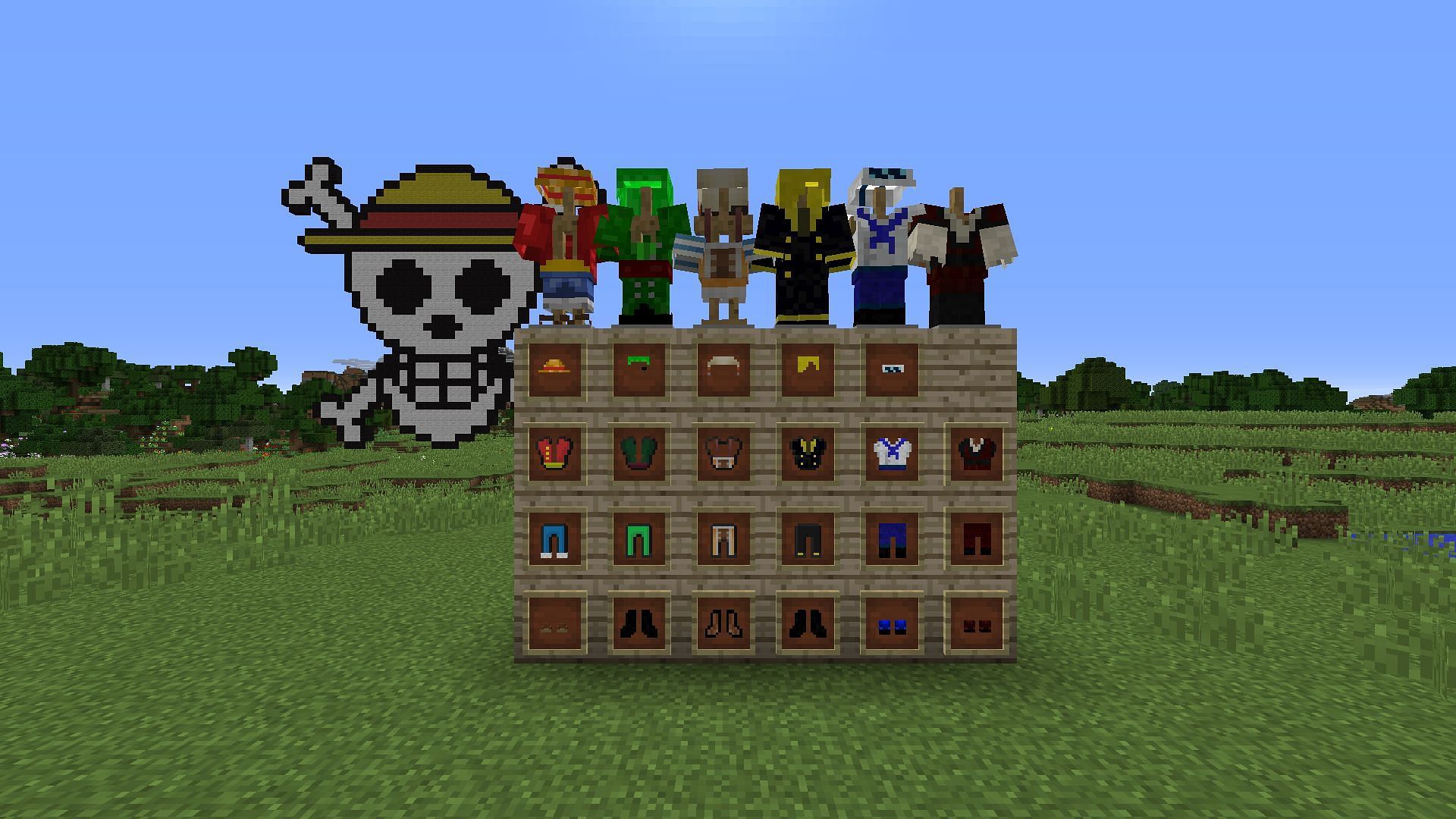 OP Craft introduces multiple One Piece elements to Minecraft (Image via Georgetsak/CurseForge)