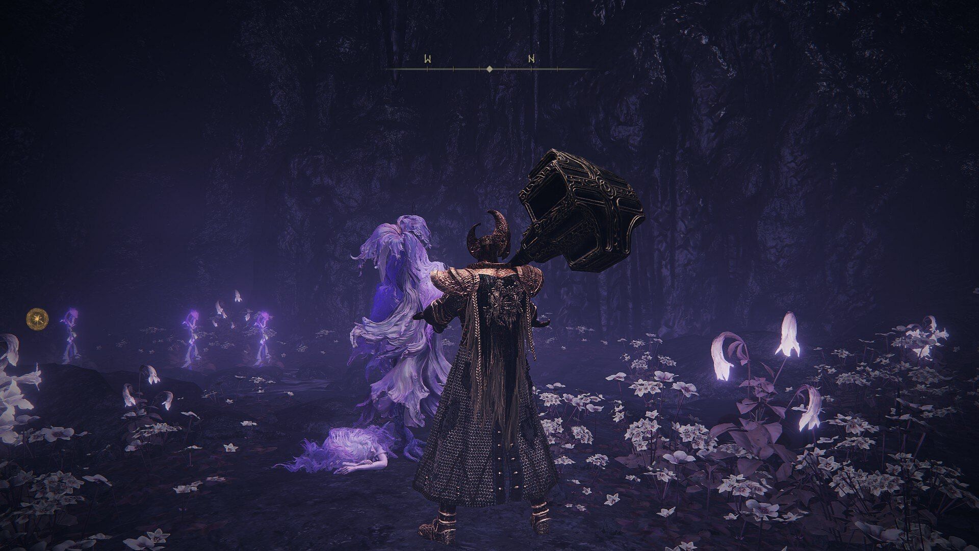 Upon meeting with St. Trina, she greets the Tarnished with the choice to &quot;Imbibe Nectar&quot; in Elden Ring Shadow of the Erdtree (Image via FromSoftware)