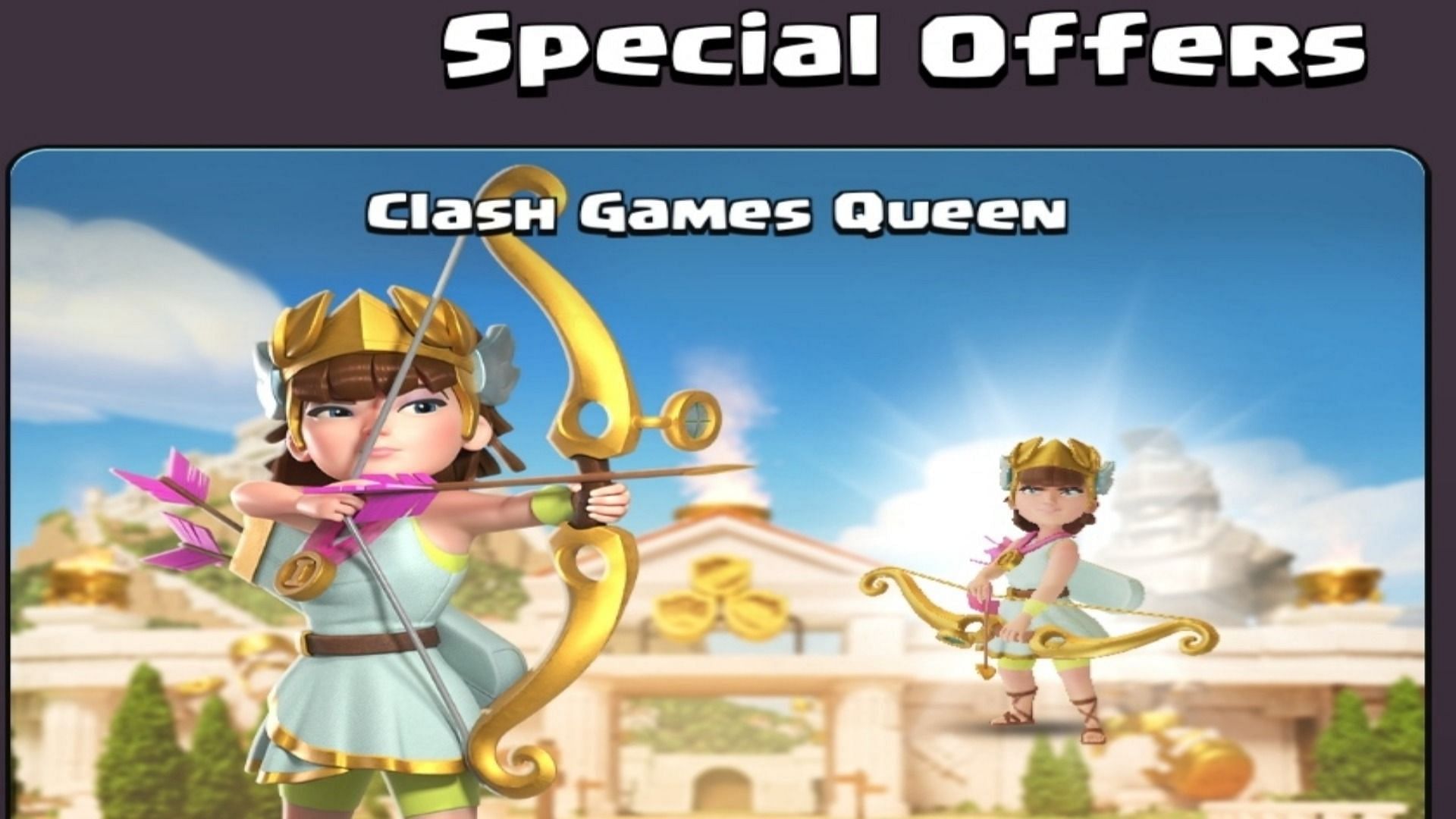 You can buy the new Queen skin from the Special Offers section (Image via Supercell)