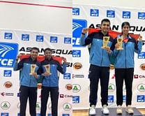 Abhay Singh guides India to two gold medals at the Asian Doubles Squash Championships