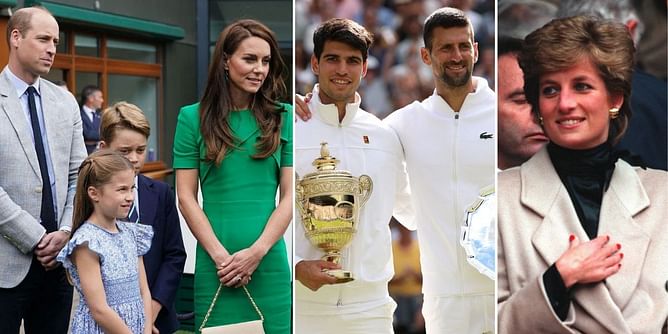 After Kate Middleton and daughter Charlotte attend Alcaraz-Djokovic Wimbledon final; Prince William's identical tradition with mother Diana goes viral