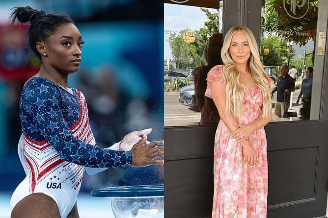 "Blocked" - Simone Biles gives an update on Mykayla Skinner controversy after gold in Paris Olympics 2024
