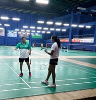 PV Sindhu with her coach Prakash Padukone (Credit: PV Sindhu's X/Twitter)
