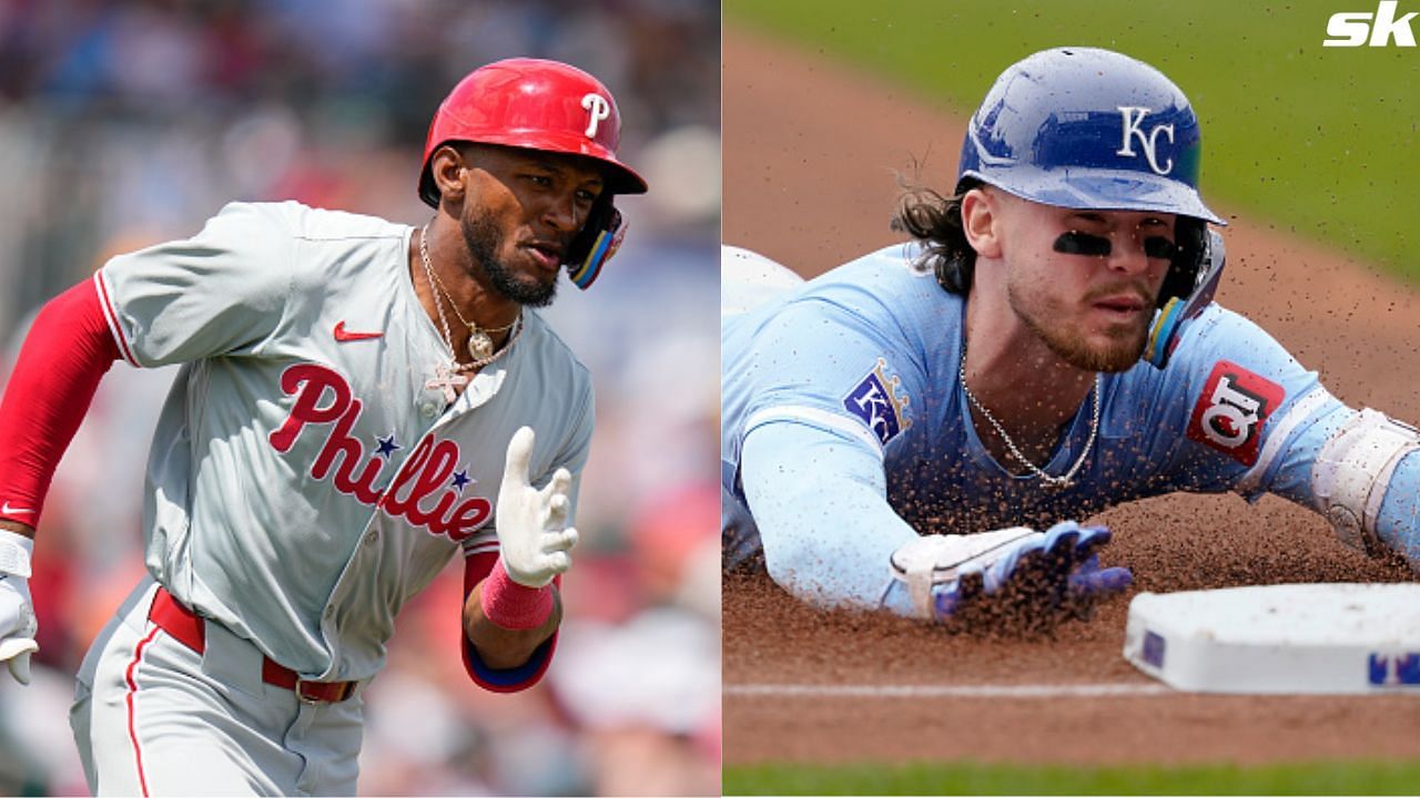 5 current fastest players in MLB this season ft. Bobby Witt Jr, Johan Rojas, and more