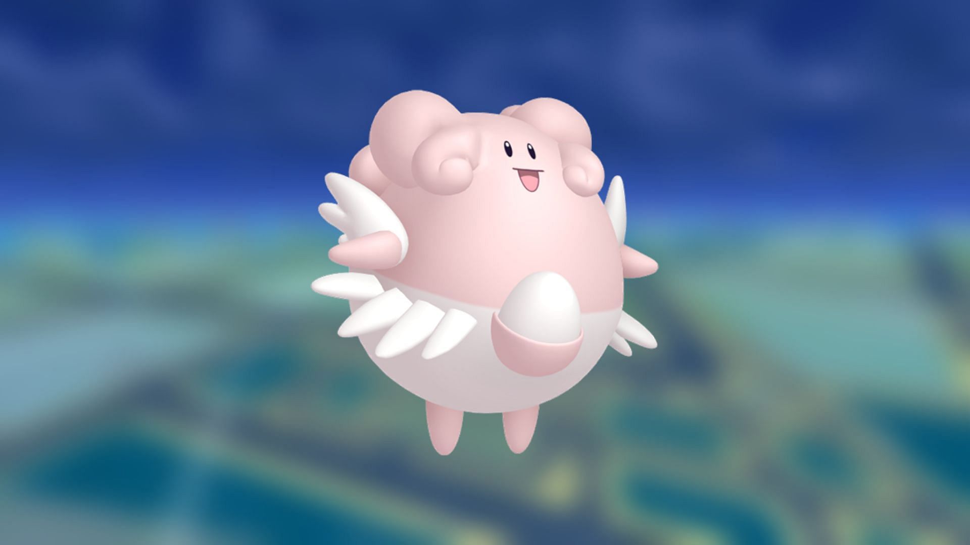 While Shiny Chansey is a good variant, Shiny Blissey only becomes a few shades of pink lighter (Image via The Pokemon Company)