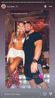 The couple has now been revealed (Credit: Izzi Dame's Instagram Stories)