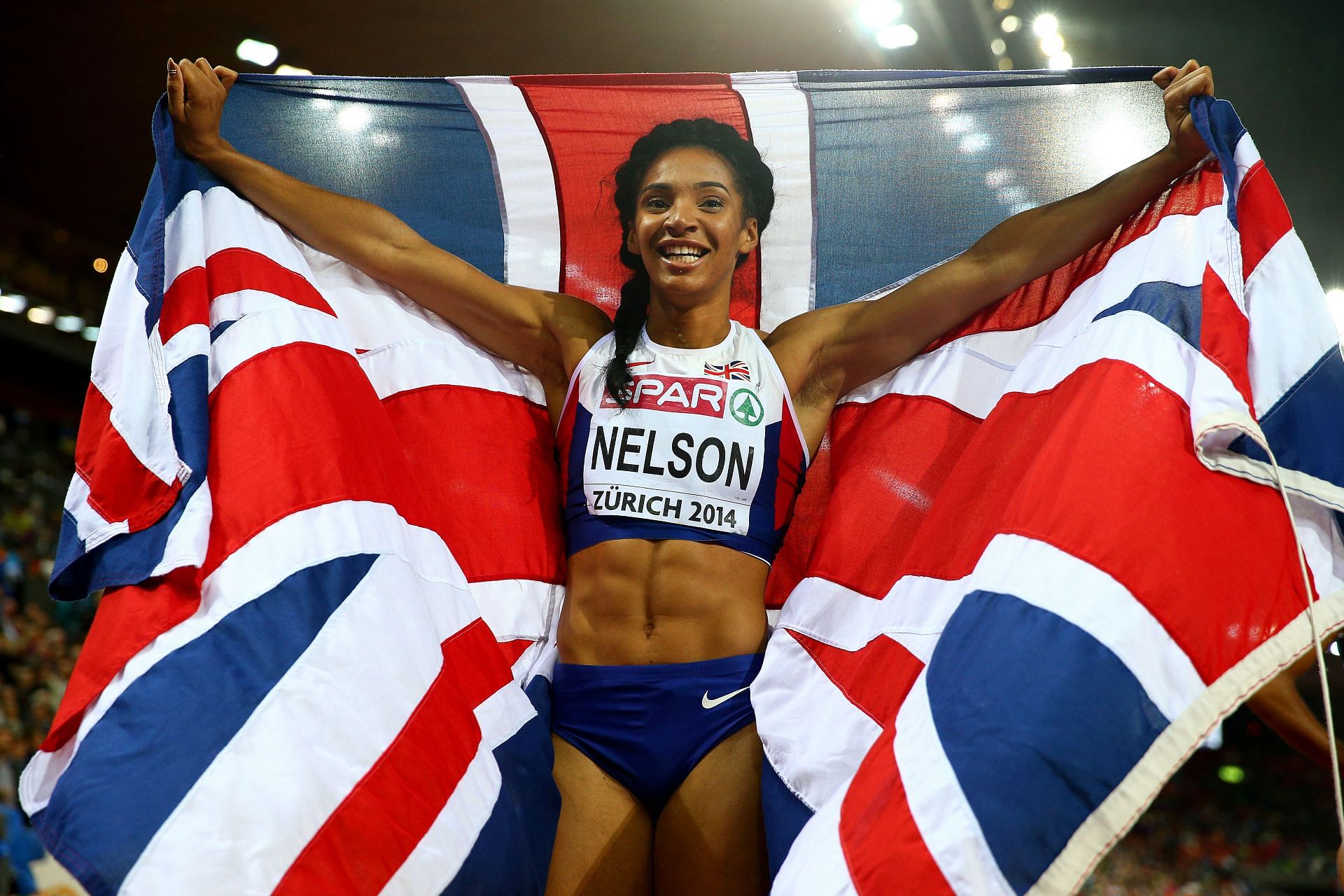 Ashleigh Nelson at the 22nd European Athletics Championships (Source: Getty Images)