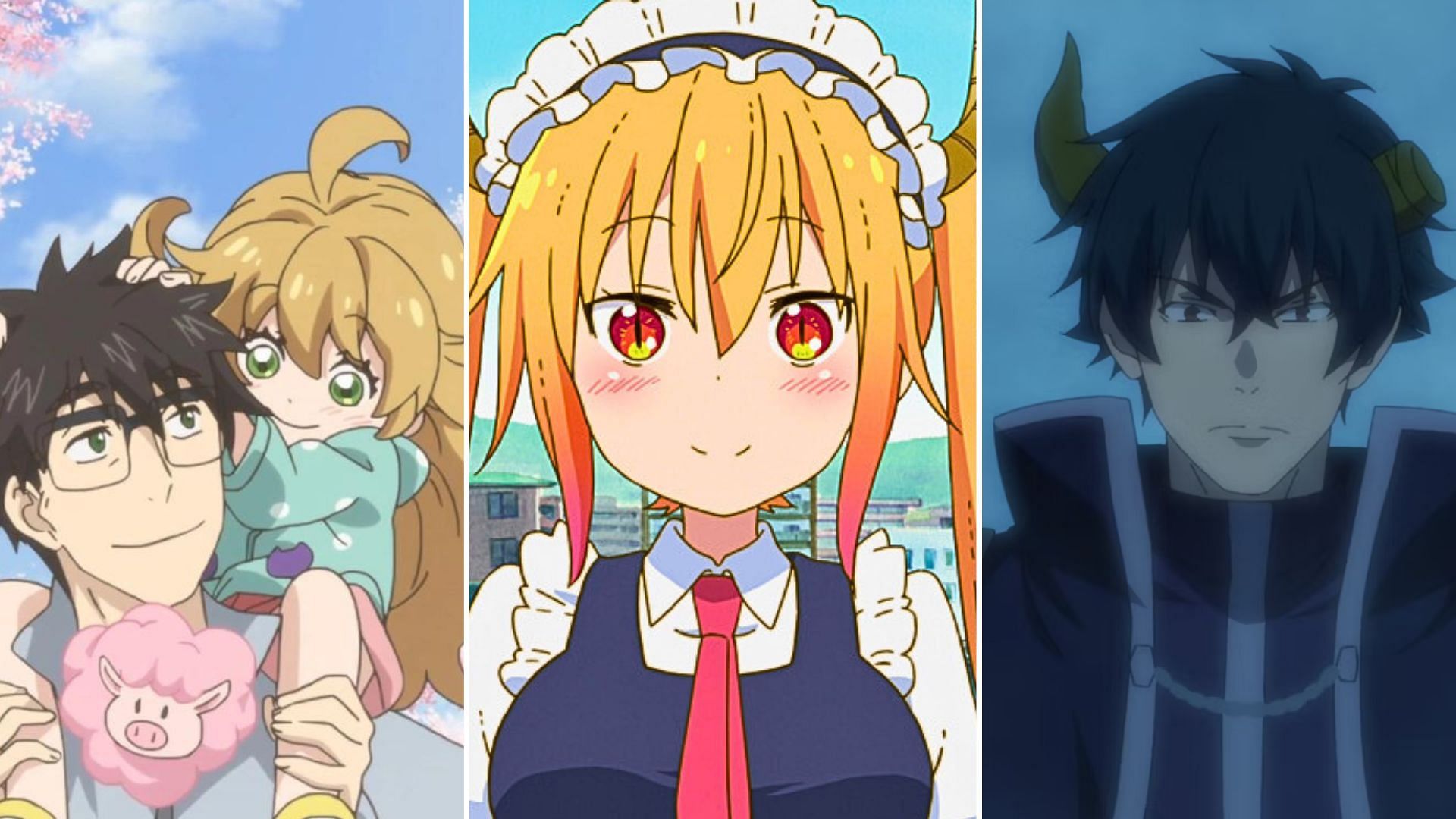 Sweetness &amp; Lightning, Miss Kobayashi&rsquo;s Dragon Maid, The Devil is a Part-Timer!