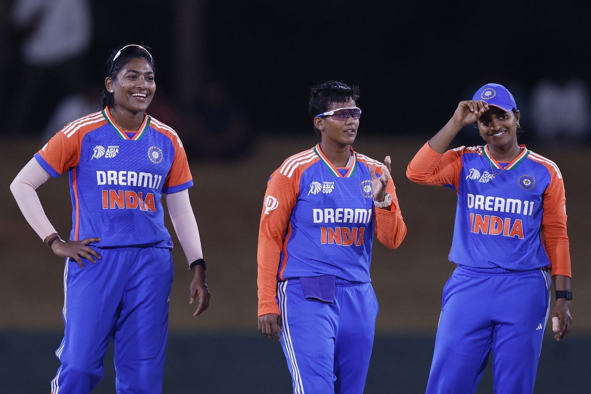 Deepti Sharma (middle) has excelled with the ball. (Image Credits: BCCI Women/ X)