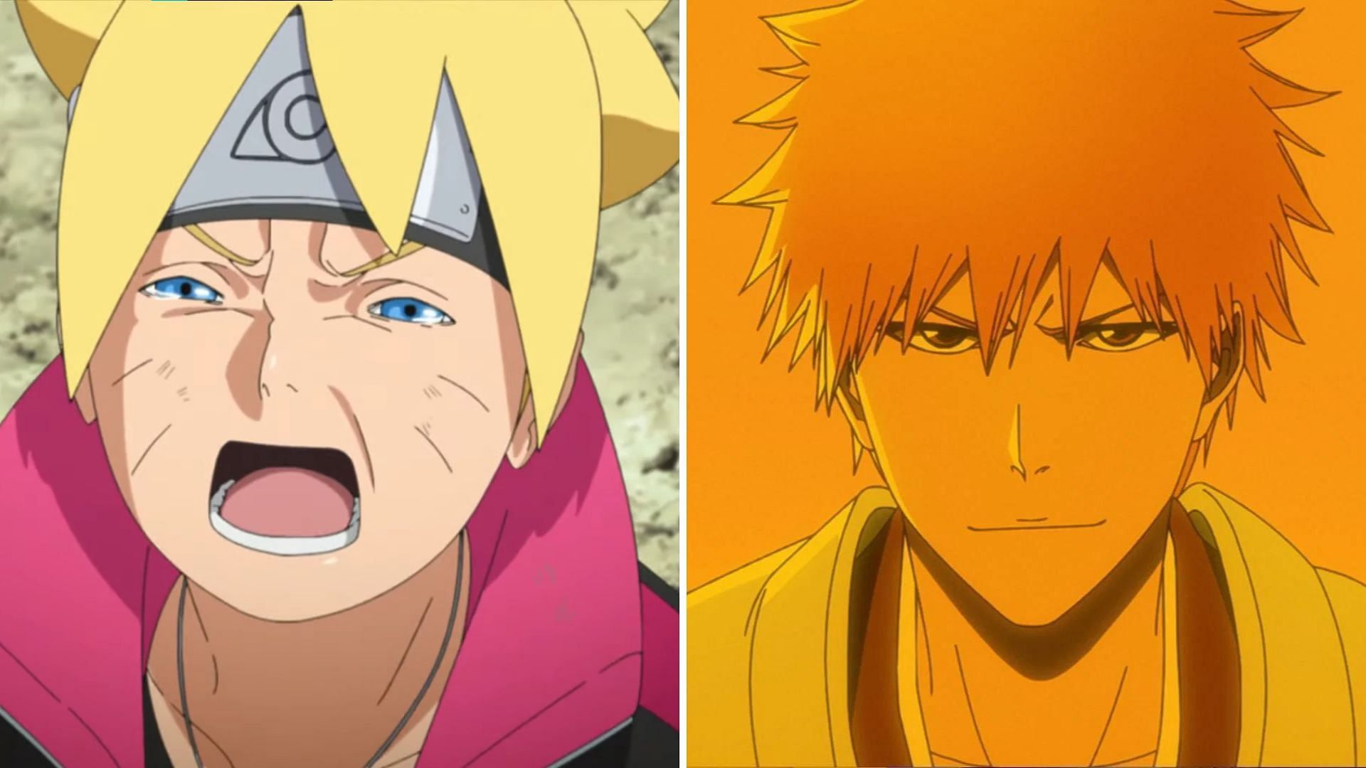 Bleach fans make fun of low effort shots from Boruto fan (Images via Studio Pierrot)