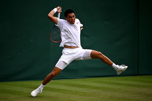 Brandon Nakashima at the 2024 Wimbledon Championships - Getty Images