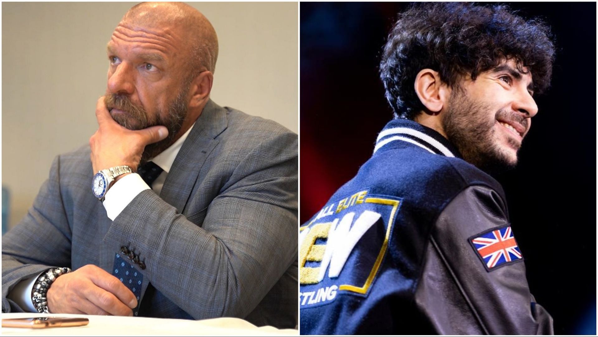 WWE Chief Content Officer Triple H, AEW President Tony Khan