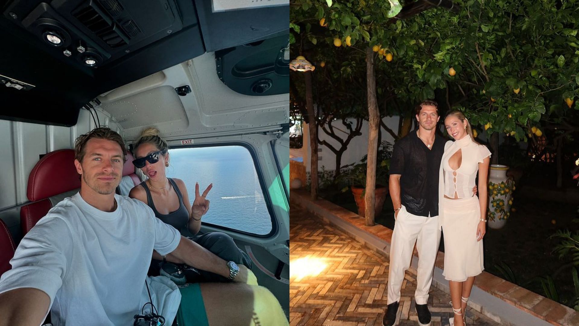 TikTok star Alix Earle and Dolphins&#039; Braxton Berrios fly to Italy for a romantic getaway (Image Credit: @alix_earle IG)