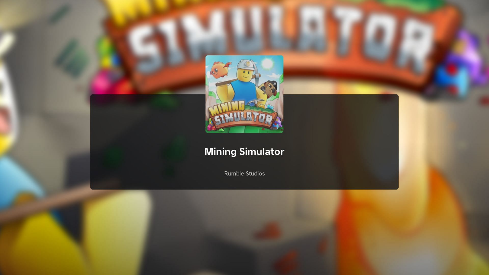 Anyone who enjoys mining in Minecraft will certainly enjoy this game (Image via Roblox)