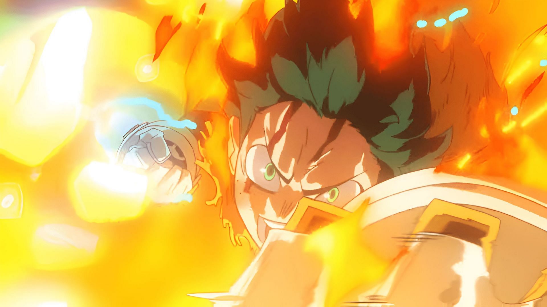 Izuku Midoriya as seen in the movie trailers (Image via Bones)