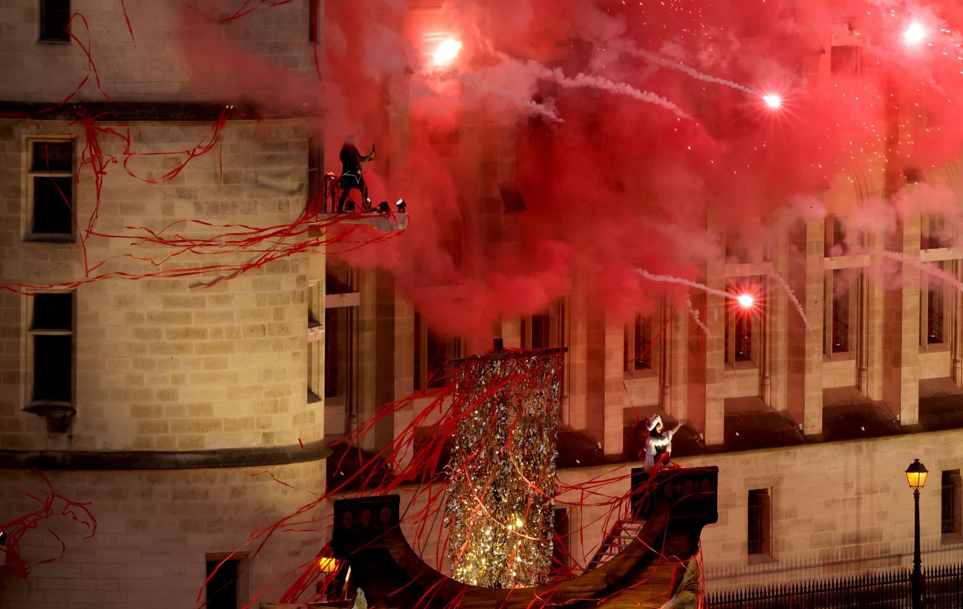 Gojira performing during the opening ceremony of Paris Olympics [Image Source: Getty]