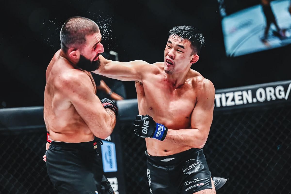 Christian Lee pulled off a wondrous comeback against Kiamrian Abbasov in 2022. [Photo via: ONE Championship]