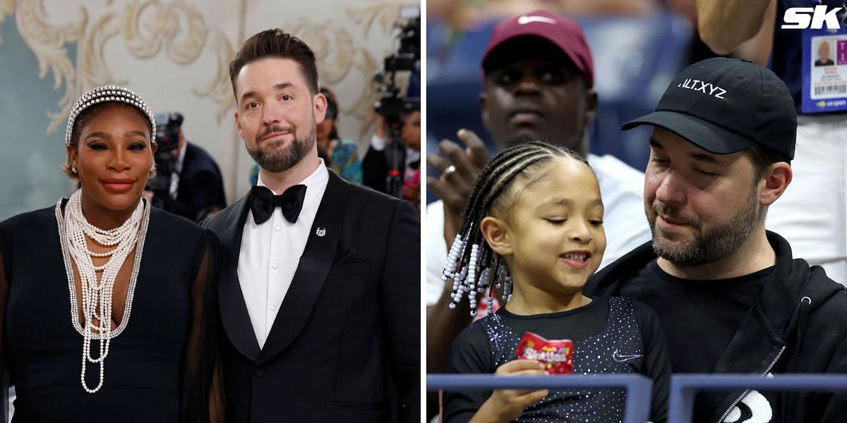 (Left to Right) Serena Williams, husband Alexis Ohanian, daughter Olympia (Source: Getty Images)