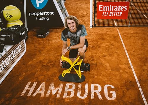 Alexander Zverev won the Hamburg European Open 2023. (Getty)