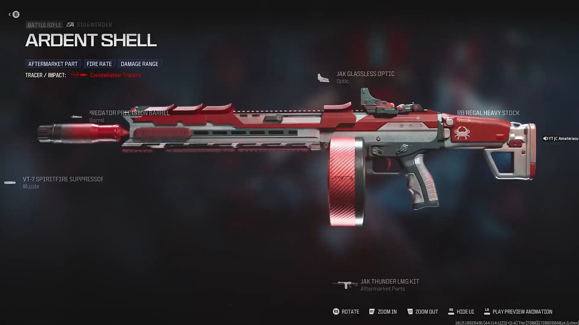 The Ardent Shell Battle Rifle blueprint in MW3 and Warzone (Image via Activision)