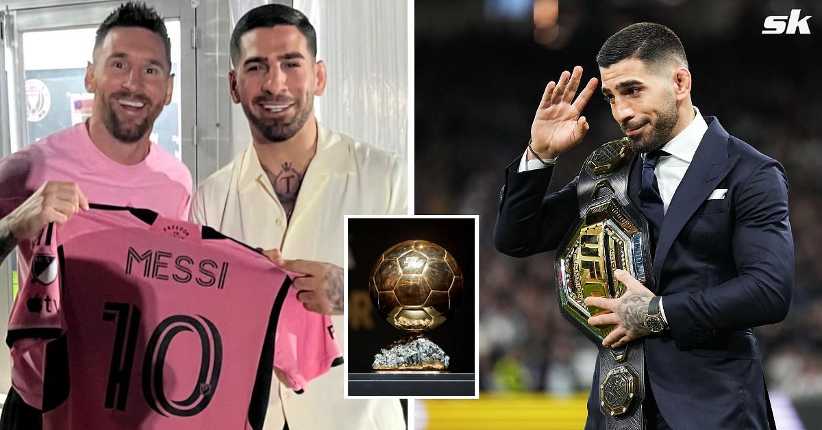 UFC champion Ilia Topuria who picked Lionel Messi as GOAT chooses 2024 Ballon d&rsquo;Or winner