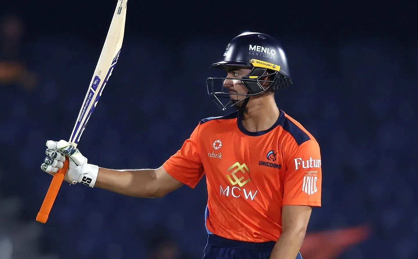  Sanjay Krishnamurthi scored 79* in MLC clash vs Washington Freedom (Image via Instagram/@mlcricketusa)