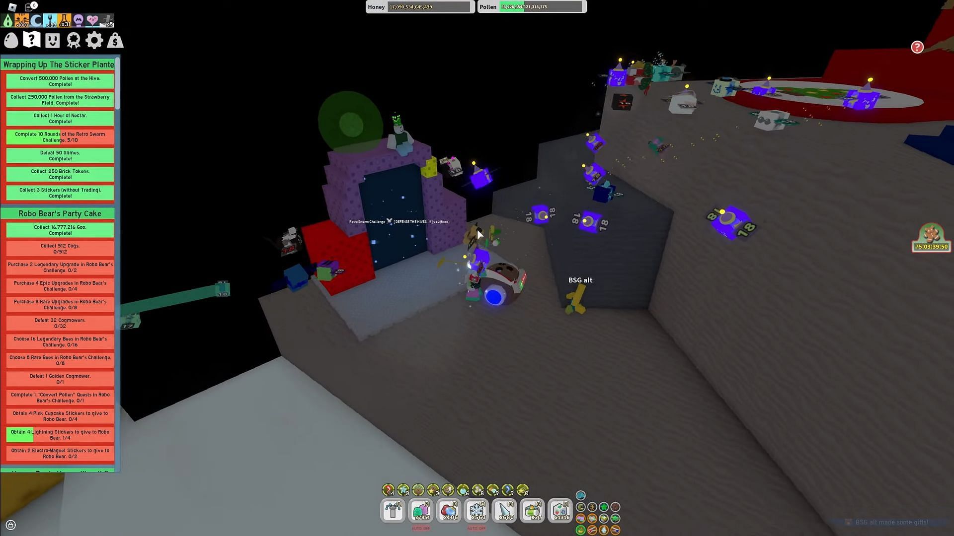 The Retro Swarm Challenge (Image via Roblox || Vecter on YouTube)