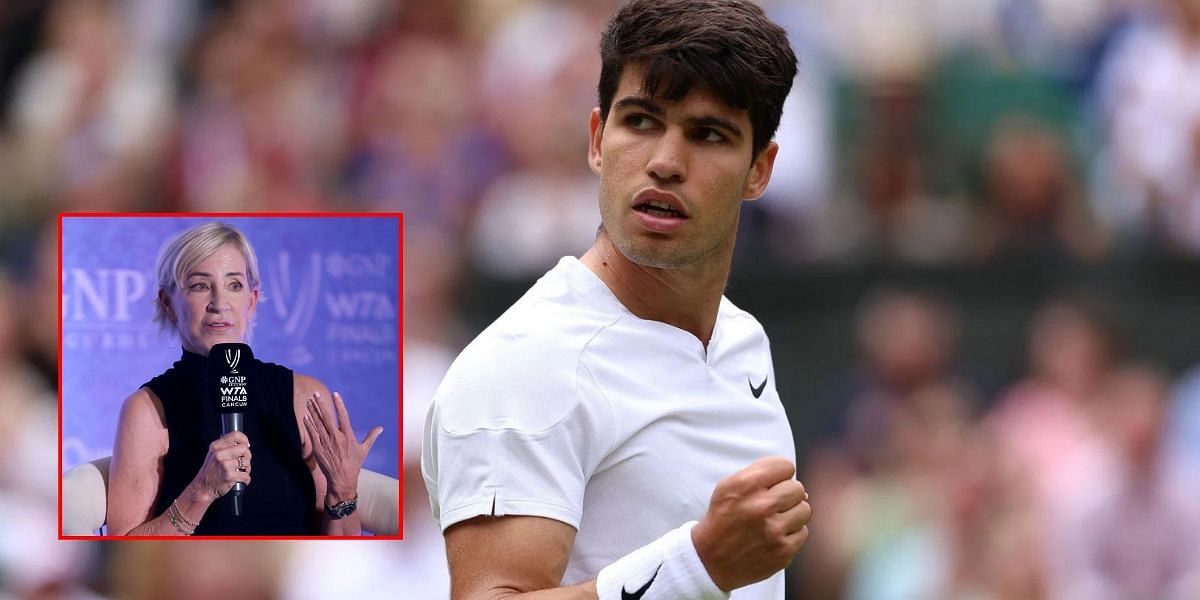 Chris Evert is impressed by young Carlos Alcaraz