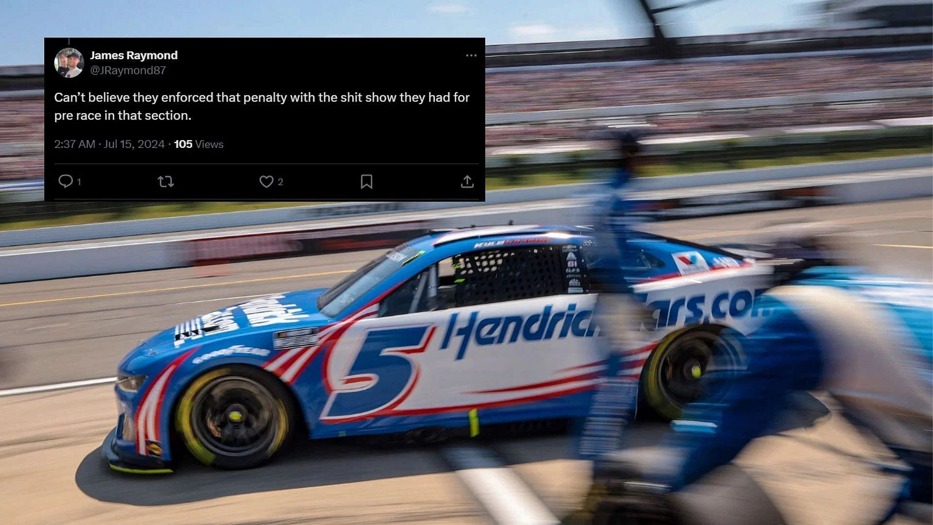 Can't believe they enforced that penalty" - Fans demand protests against NASCAR's decision affecting multiple drivers including Kyle Larson at Pocono