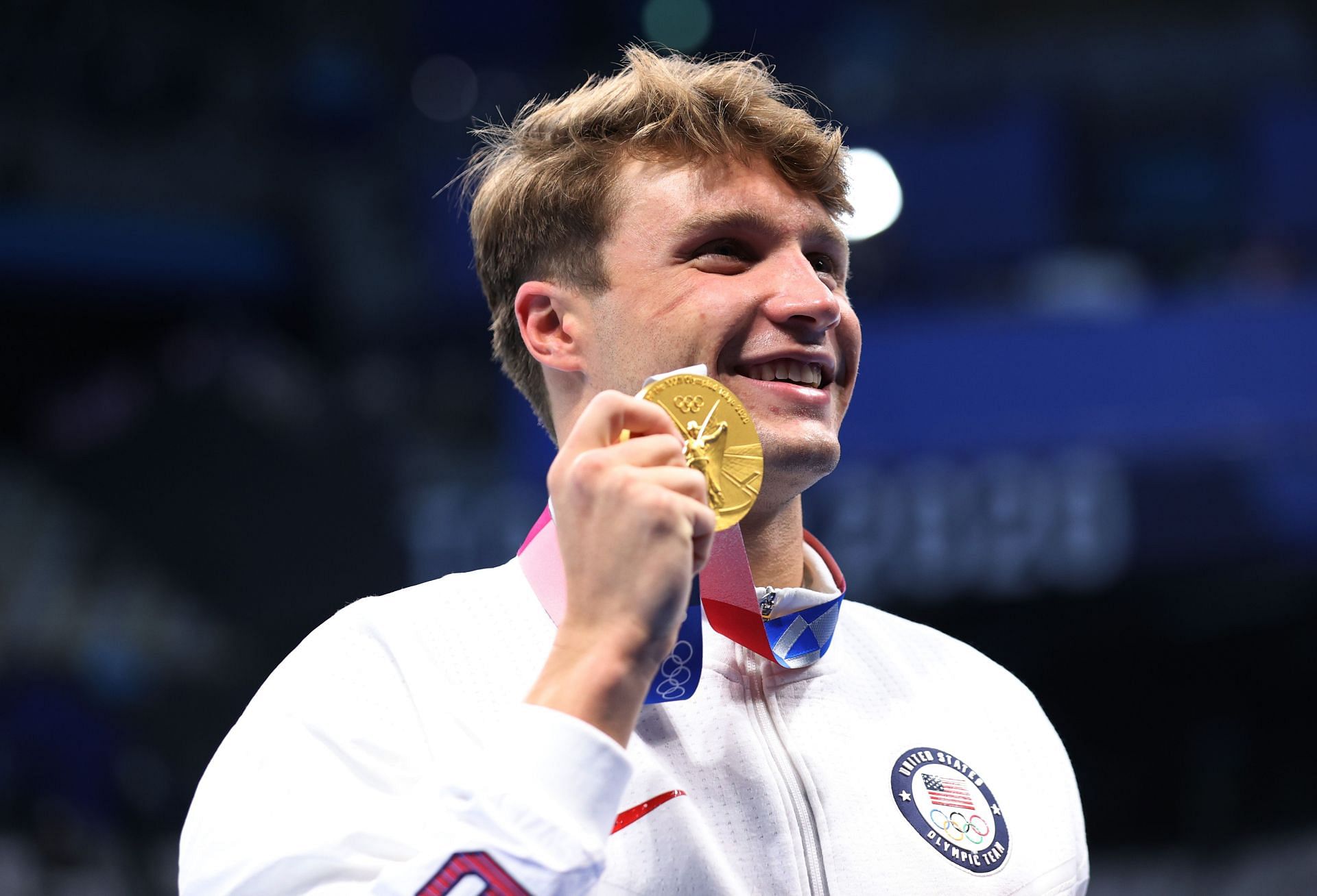 Bobby Finke will be aiming to defend his 800m freestyle title at 2024 Paris Olympics. (Photo by Ian MacNicol/Getty Images)