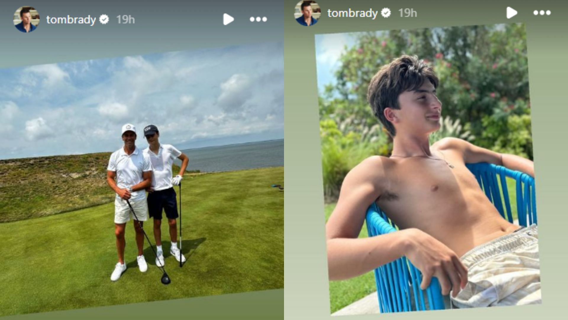 Additional photos posted on Brady's Instagram.