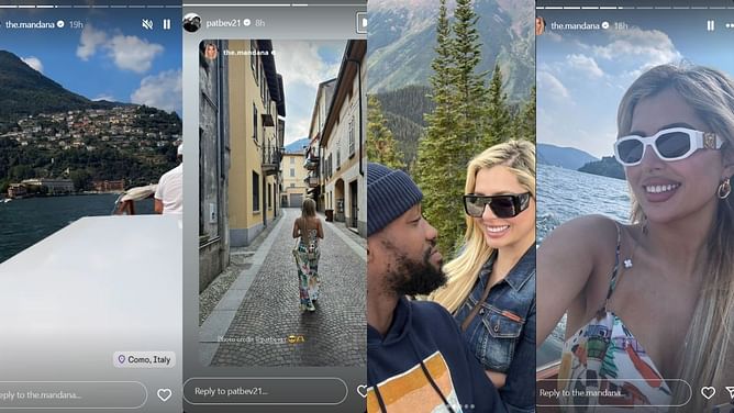 Patrick Beverley shares candid picture of girlfriend Mandana Bolourchi as couple soak in offseason vacation