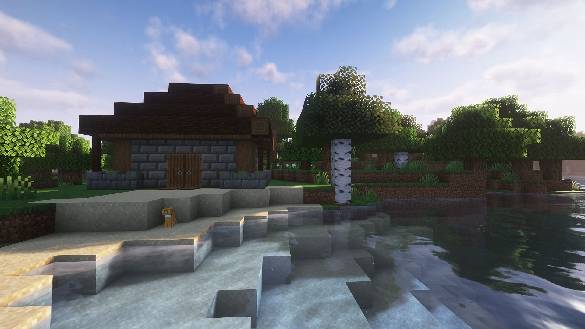 A base seen using Complementary Unbound (Image via Mojang)