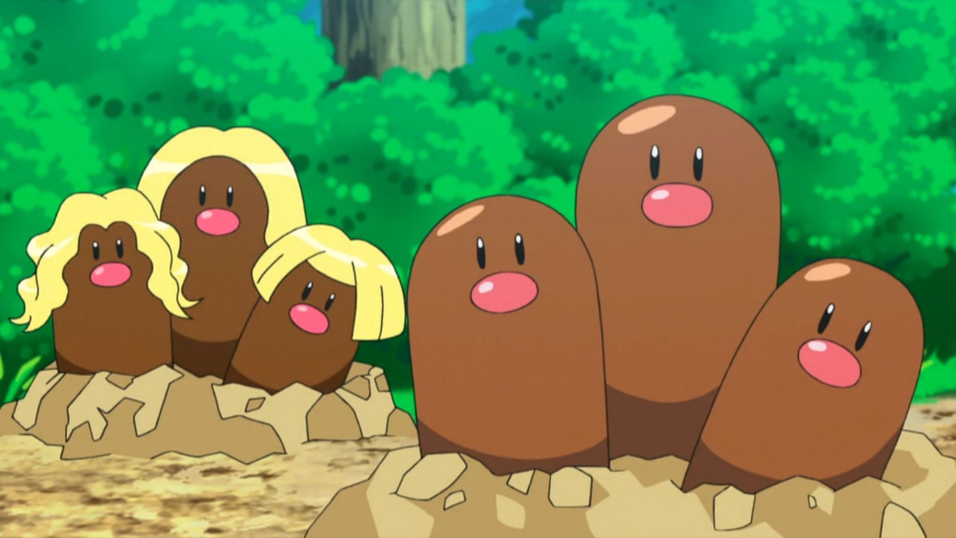 Diglett&#039;s family in Pokemon GO (Image via TPC)