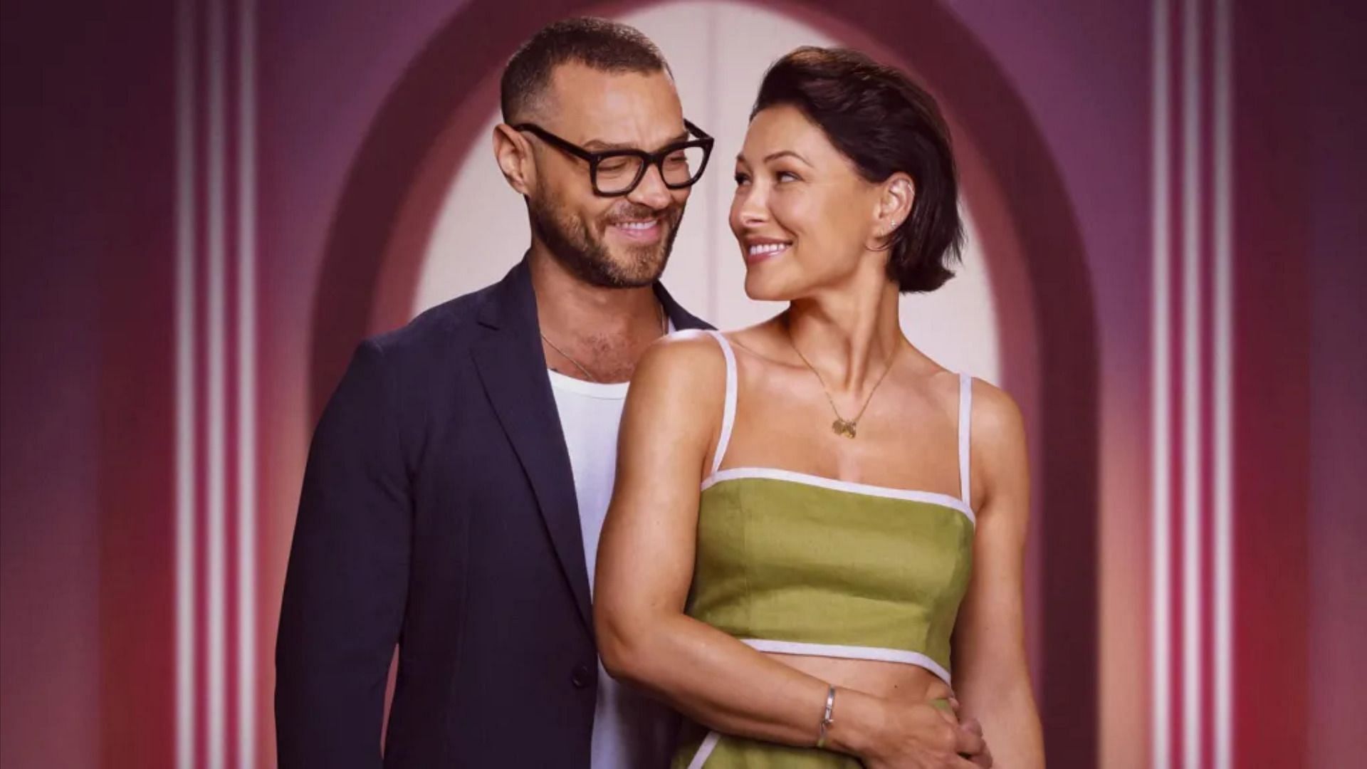 Matt and Emma Willis in Love is Blind UK (Image source via Netflix)