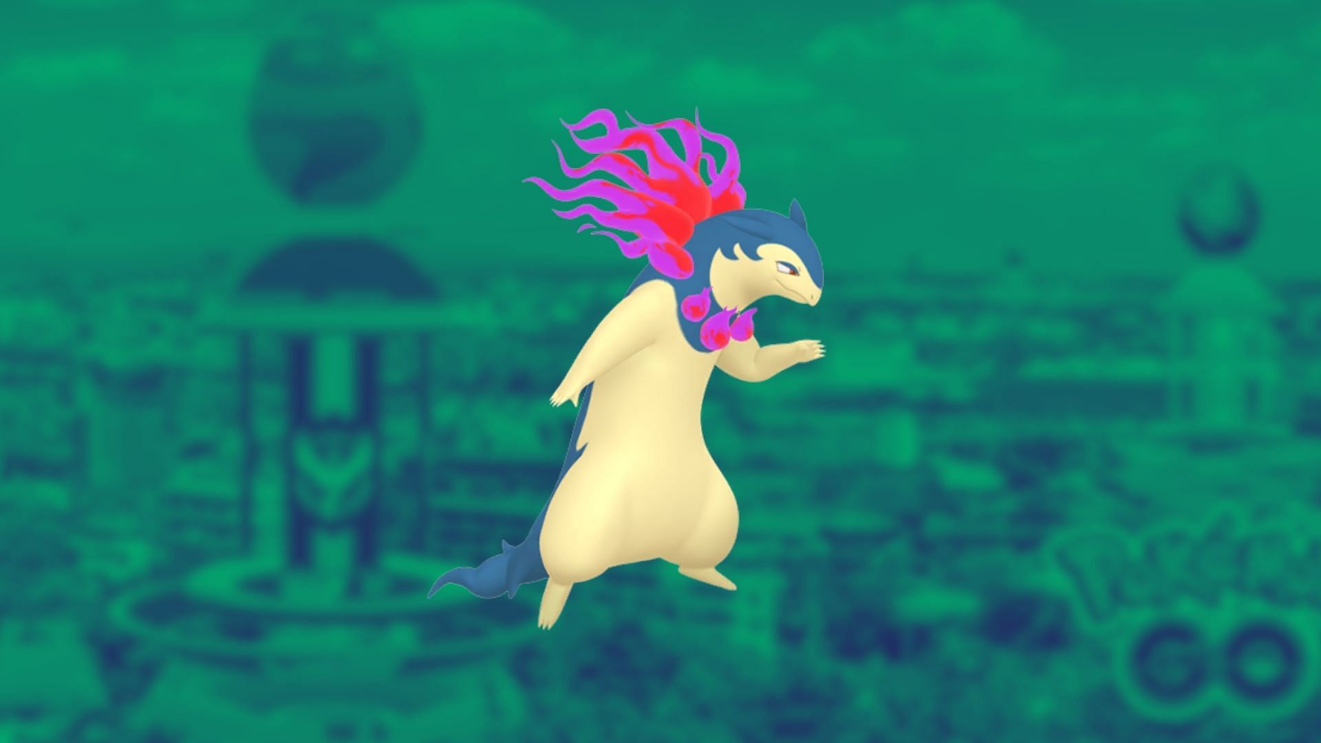 Shiny Hisuian Typhlosion in Pokemon GO (Image via TPC)