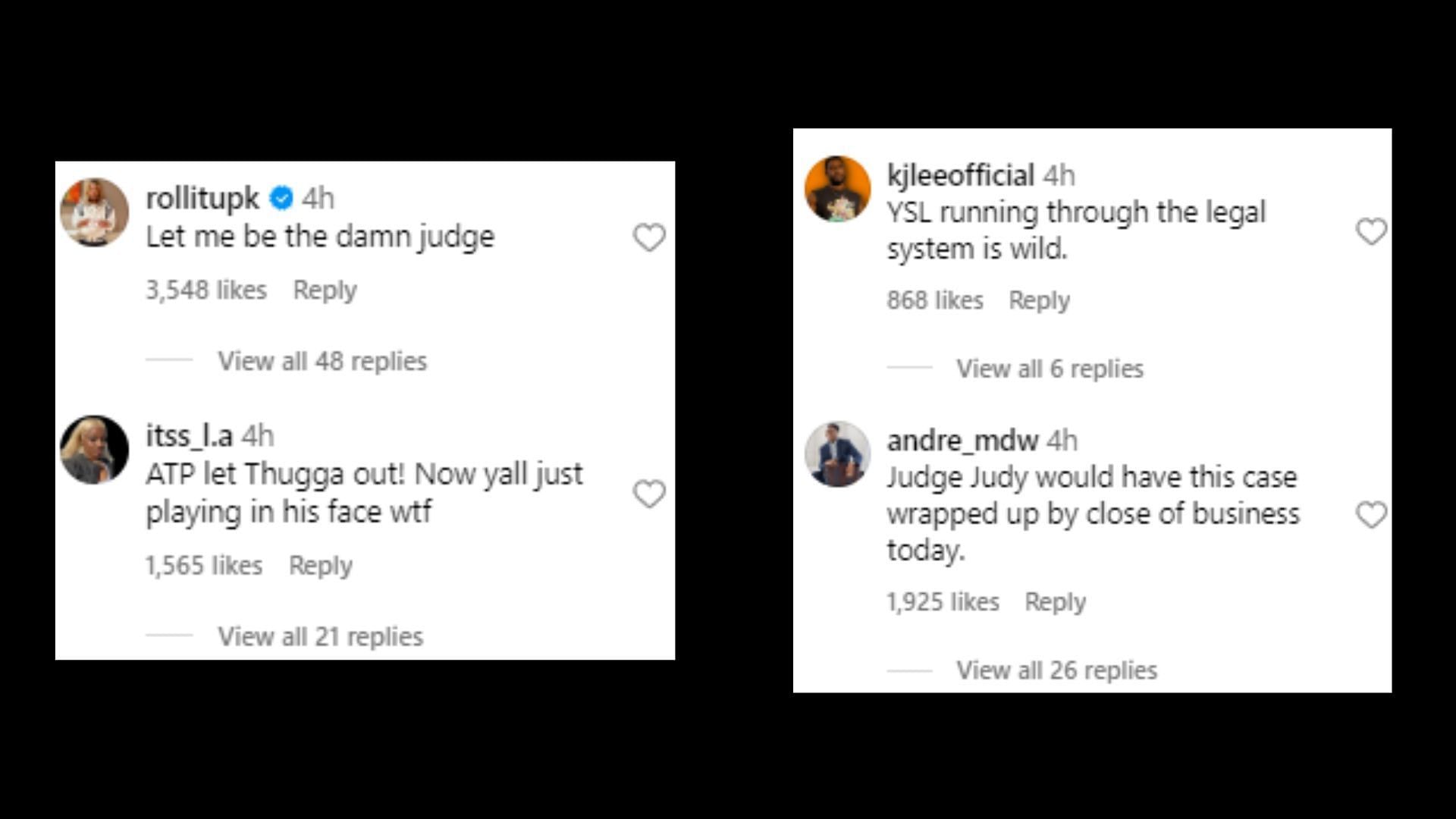 Netizens post their reactions on social media (Image via Instagram/theshaderoom)