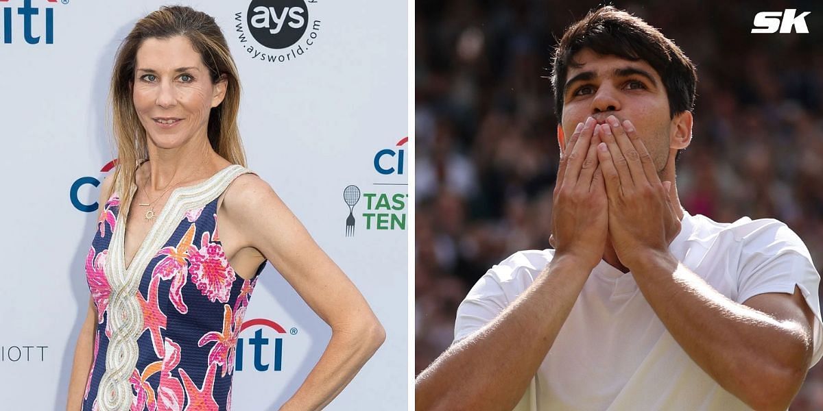 Monica Seles and Carlos Djokovic (Source: Getty)