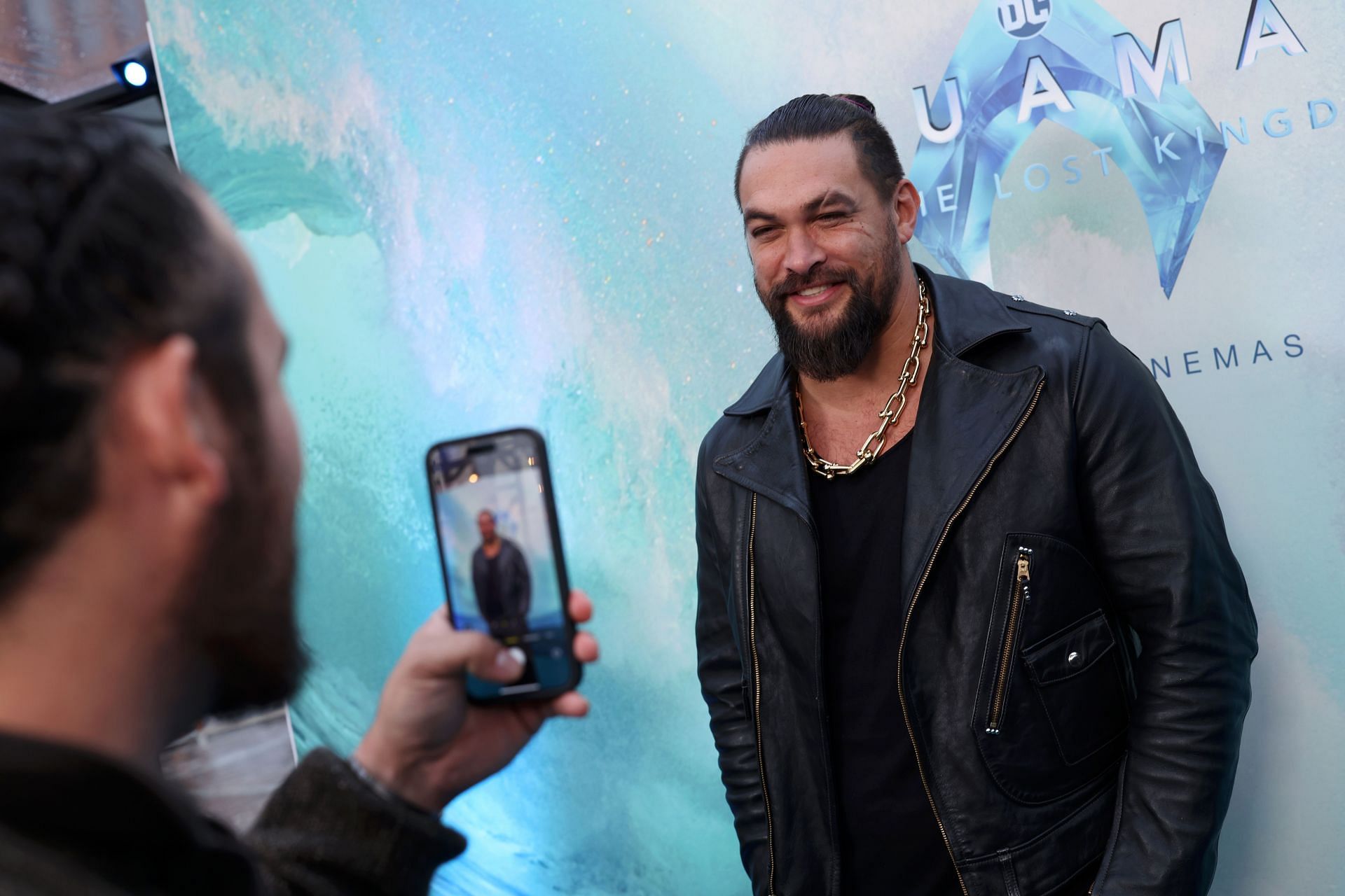 Jason Momoa London Meet &amp; Greet Ahead Of Aquaman And The Lost Kingdom Release