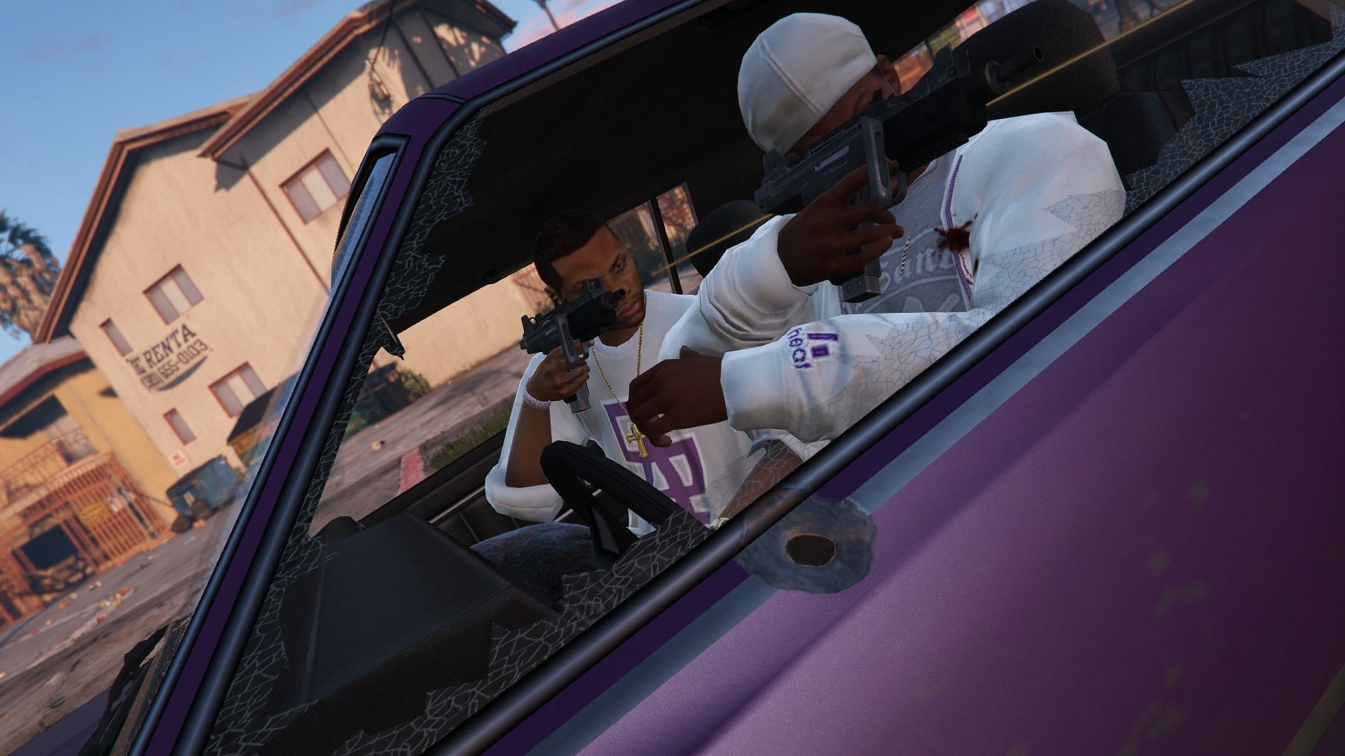 Gang members in Los Santos (Image via jedijosh920)