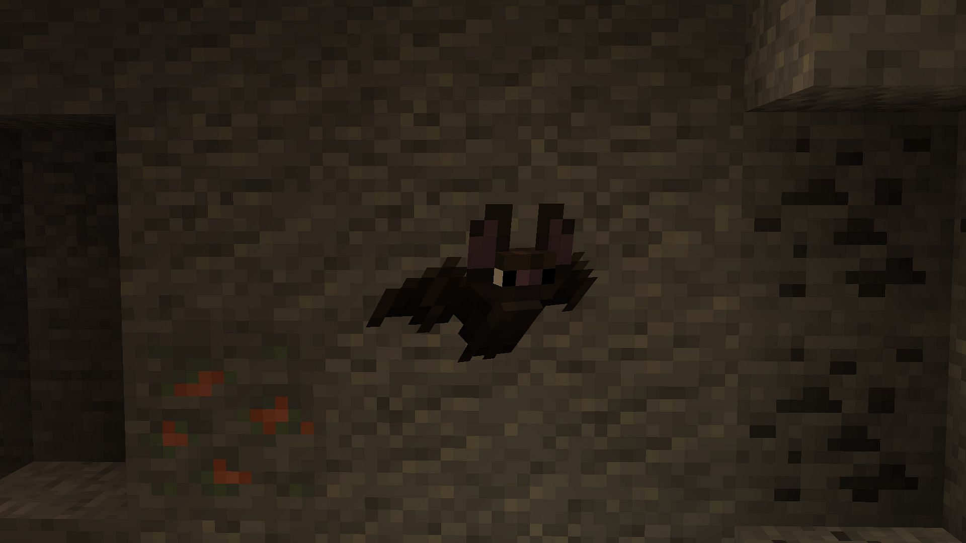 Bats flying in a cave (Image via Mojang)